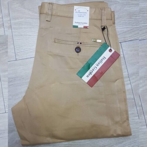 stretch chinos italian garden carton color 1555-24#
