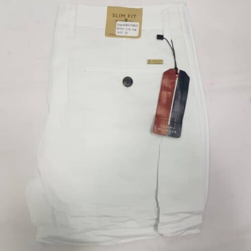 thick chinos tommy hilfiger off-white 338-69#