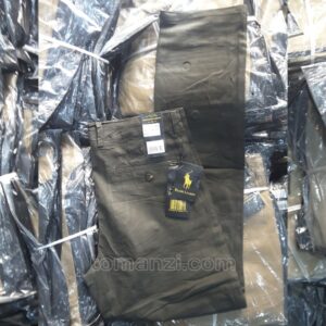 thick chinos polo ralph lauren army green 17#