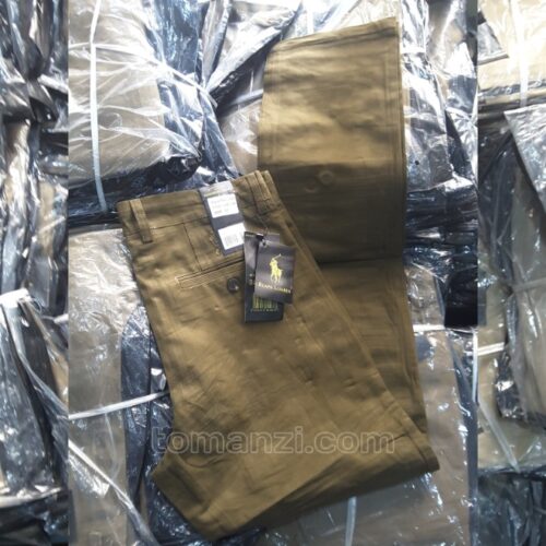 thick chinos polo ralph lauren brown 22#