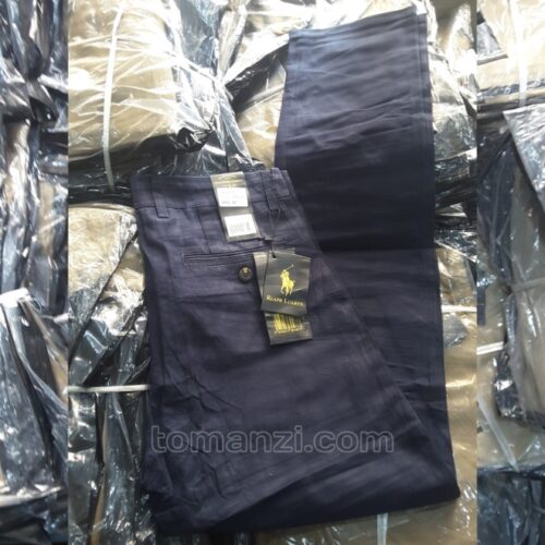 thick chinos polo ralph lauren navy blue 63#
