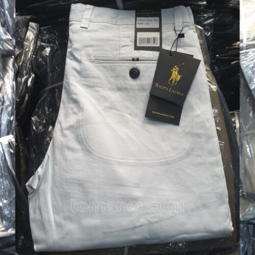 stretch chinos polo ralph pure white 1555-15#