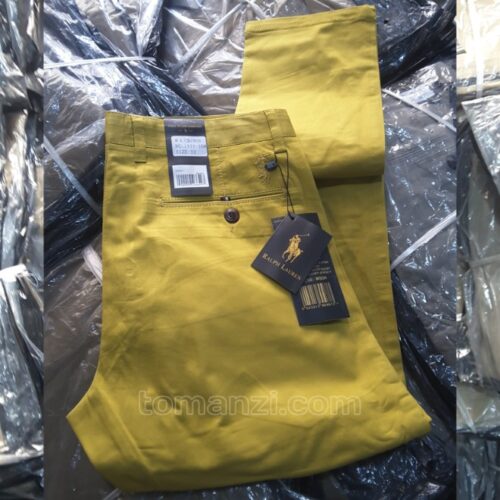 stretch chinos polo ralph yellow 1555-10#