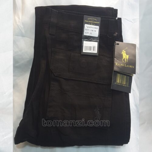 COMBAT CARGO PANT CHINOS THICK MATERIAL CHARCOAL BLACK 7#