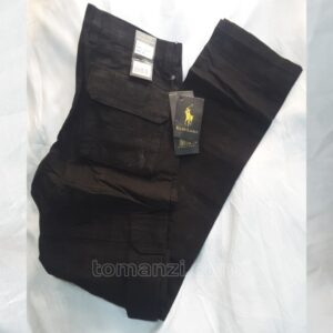 COMBAT CARGO PANT CHINOS THICK MATERIAL CHARCOAL BLACK 7#