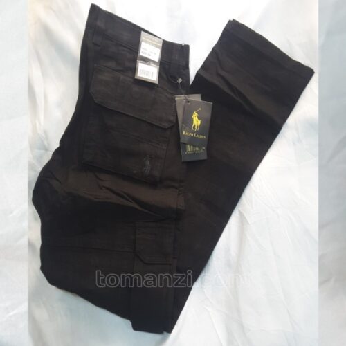 COMBAT CARGO PANT CHINOS THICK MATERIAL CHARCOAL BLACK 7#