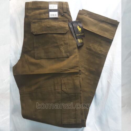 COMBAT CARGO PANT CHINOS THICK MATERIAL BROWN 22#
