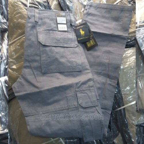 COMBAT CARGO PANT CHINOS THICK MATERIAL ASH GREY 68#
