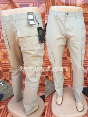 COMBAT CARGO PANT CHINOS THICK MATERIAL OFF WHITE 1#