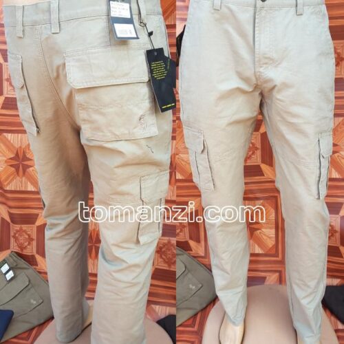 COMBAT CARGO PANT CHINOS THICK MATERIAL OFF WHITE 1#