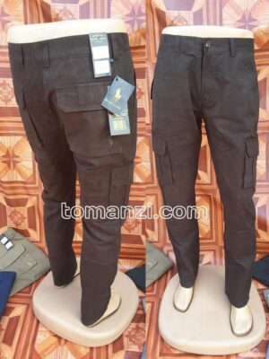 COMBAT CARGO PANT CHINOS THICK MATERIAL BROWN 2#