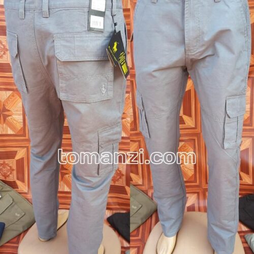 COMBAT CARGO PANT CHINOS THICK MATERIAL ASH GREY 68#