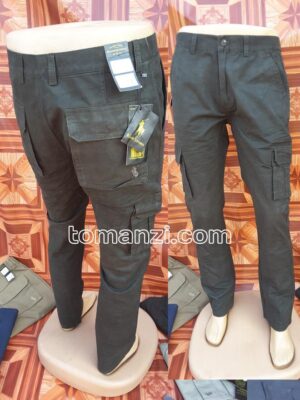 COMBAT CARGO PANT CHINOS THICK MATERIAL ARMY GREEN 17#