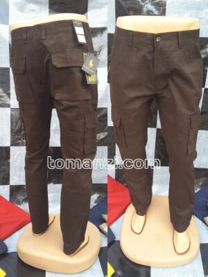 COMBAT CARGO PANT CHINOS THICK MATERIAL BLACK 7#
