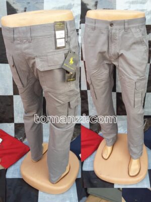 COMBAT CARGO PANT CHINOS THICK MATERIAL ASH GREY 68#