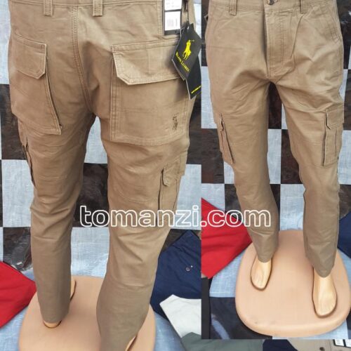 COMBAT CARGO PANT CHINOS THICK MATERIAL CARTON BROWN 20#