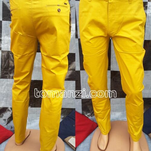 20250319_085119(0) bundle 10 pieces of stretch chinos tommy hilfiger yellow 1555-10#