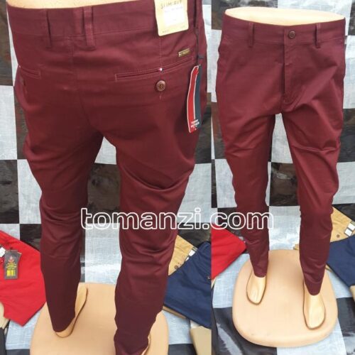 20250319_120145 bundle 10 pieces of stretch chinos tommy hilfiger wine color 1555-53#