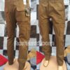 COMBAT CARGO PANT CHINOS THICK MATERIAL BROWN 22#